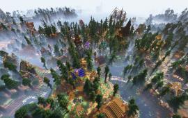 Minecraft location Spawn and Trading Area
