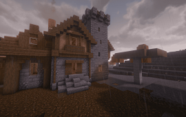 Minecraft location Поселение на грибном острове