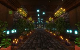 Minecraft building Underground Pirate Warehouse