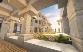 Minecraft building Особняк в пустыне VovChan69