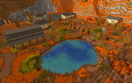 Minecraft location Sunburnt Village