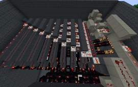 Minecraft building Clock 24 hour format
