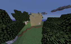 Screenshot of Minecraft server YZ project