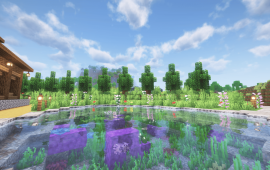 Minecraft building Поместье игрока VovChan69