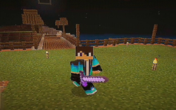 Screenshot of Minecraft server Party