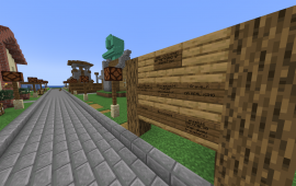Minecraft building Town of Manhattan