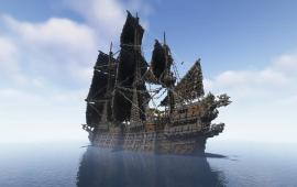 Minecraft building Pirate Ship