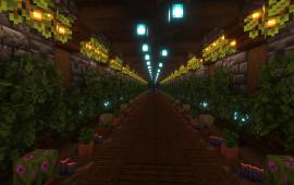 Minecraft building Underground Pirate Warehouse