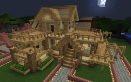 Minecraft location Plot with houses by 21Wek