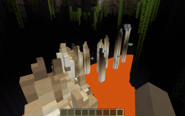 Minecraft location Assault Course parkour-minigame Hells Teeth arena