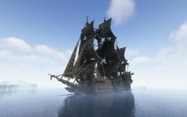 Minecraft building Pirate Ship