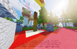 Minecraft building Lobby и spawn сервера MasedWorld
