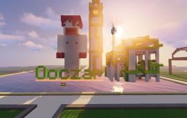 Minecraft building Statue and house by perc1million
