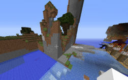Screenshot of Minecraft server YZ project