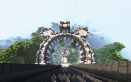 Minecraft building ПВЕ-арена