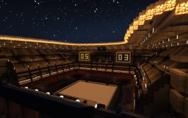 Minecraft building Kotapuri Spleef Stadium