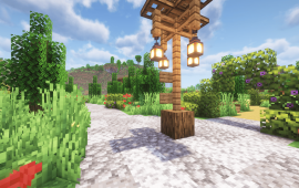 Minecraft building Поместье игрока VovChan69