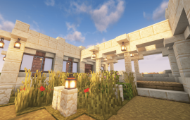 Minecraft building Особняк в пустыне VovChan69