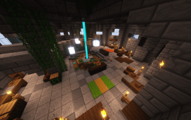 Minecraft building ПВЕ-арена