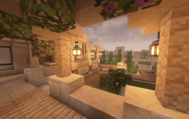 Minecraft building Особняк VovChan69 в городе Эвиленс