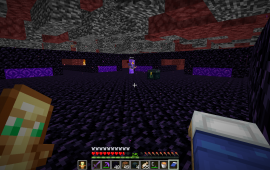 Minecraft building Nether Hub
