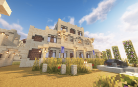 Minecraft building Особняк в пустыне VovChan69