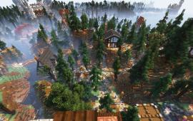 Minecraft location Spawn and Trading Area