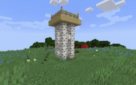 Minecraft building Carbon Hill Outpost