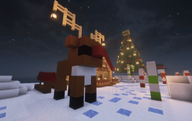 Minecraft location Новогодняя локация Lerra
