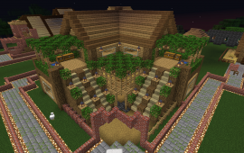 Minecraft location Plot with houses by 21Wek