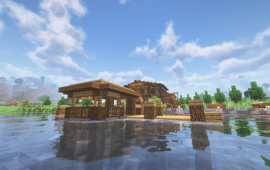 Minecraft building Поместье игрока VovChan69