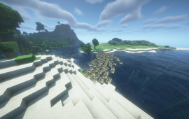Minecraft location Bridge of boats