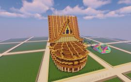 Minecraft building RippedSpiders' house