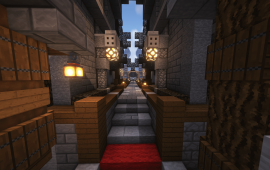 Minecraft building Главная крепость спавна