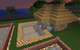 Minecraft location Plot with houses by 21Wek