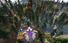 Minecraft location Spawn and Trading Area