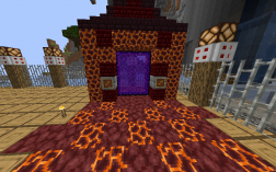 Screenshot of Minecraft server YZ project