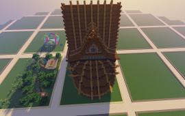 Minecraft building RippedSpiders' house