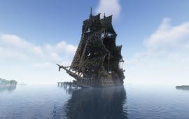 Minecraft building Pirate Ship