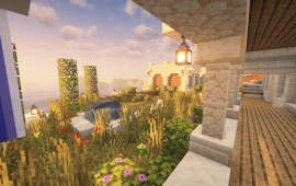 Minecraft building Особняк в пустыне VovChan69
