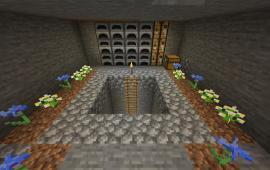Minecraft building Carbon Hill Outpost