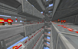 Minecraft building Public 16x8 drawing monitor