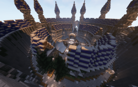 Minecraft building Главная крепость спавна