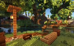 Screenshot of Minecraft server Minetown