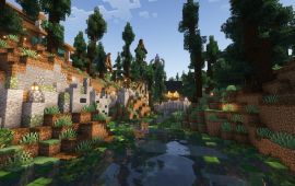 Minecraft location Spawn and Trading Area