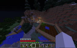 Screenshot of Minecraft server YZ project