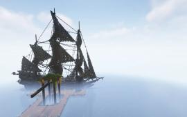 Minecraft building Pirate Ship