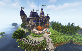 Minecraft building PVP-арена на отдельном мини-режиме