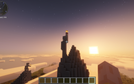 Minecraft building Peak