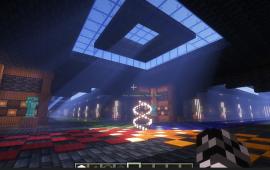 Minecraft building Mega Mall grinder